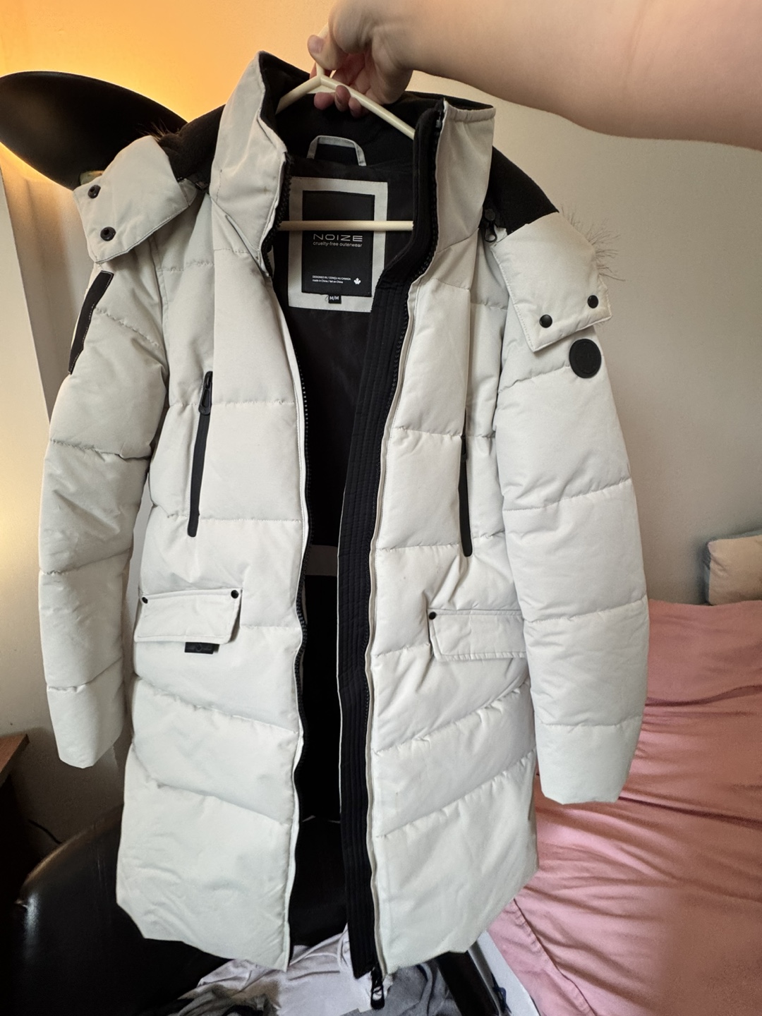 NOIZE cruelty-free outerwear winter parka