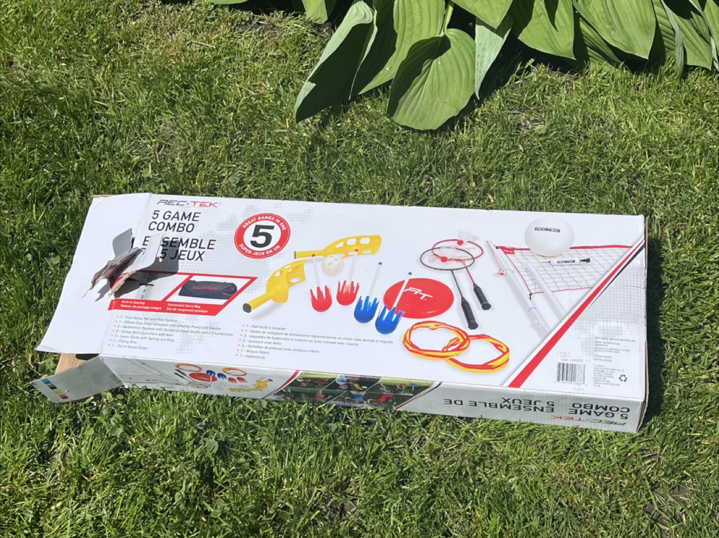 RecTek 5 Game Combo Set - Outdoor Fun! - photo 2