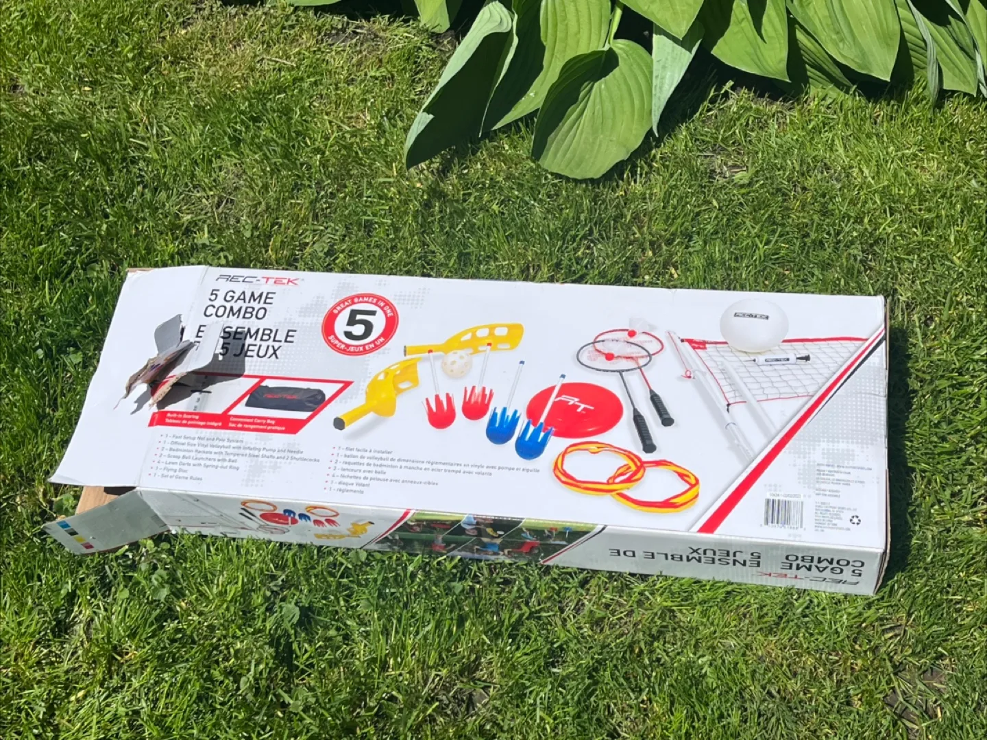 RecTek 5 Game Combo Set - Outdoor Fun! image indicator(2)