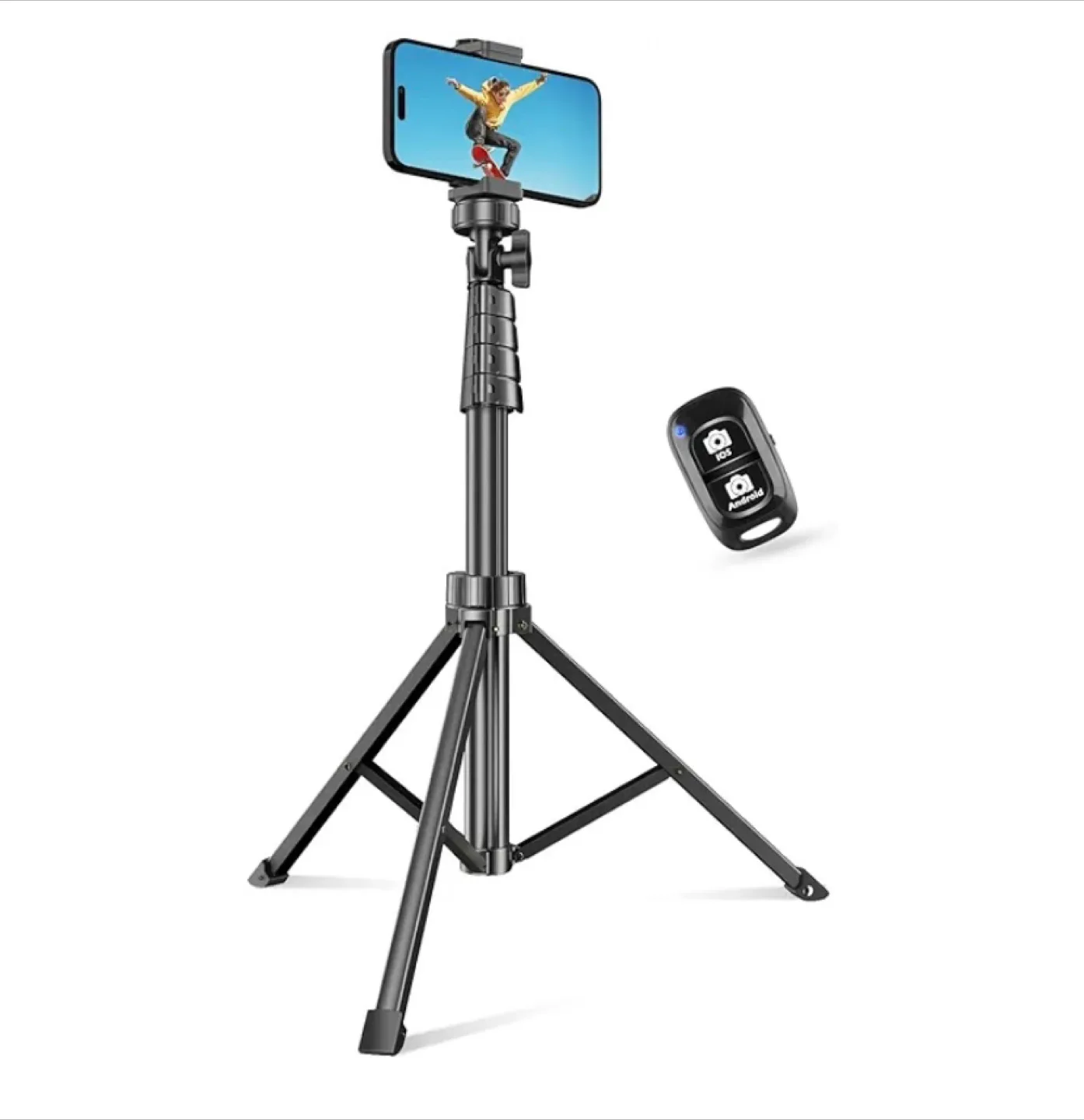 62-inch Adjustable Tripod Stand with Remote thumbnail