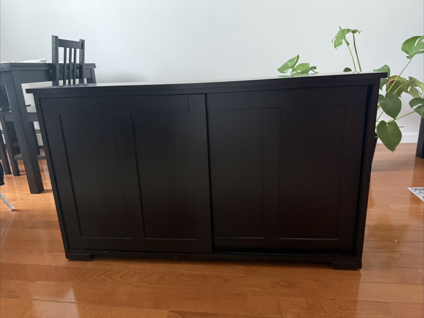 Black Cabinet with Sliding Doors - photo 3