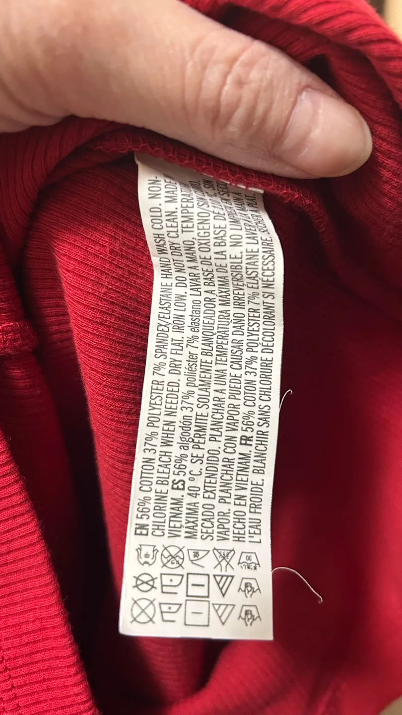 Forever 21 Red Ribbed Knit Midi Dress image indicator(4)