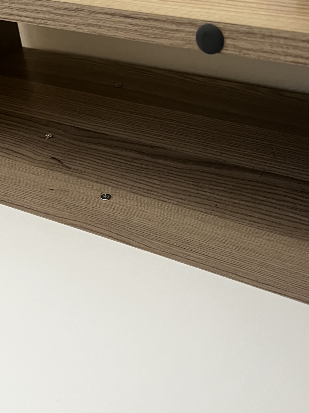 TV Stand  - White and Wood - photo 5