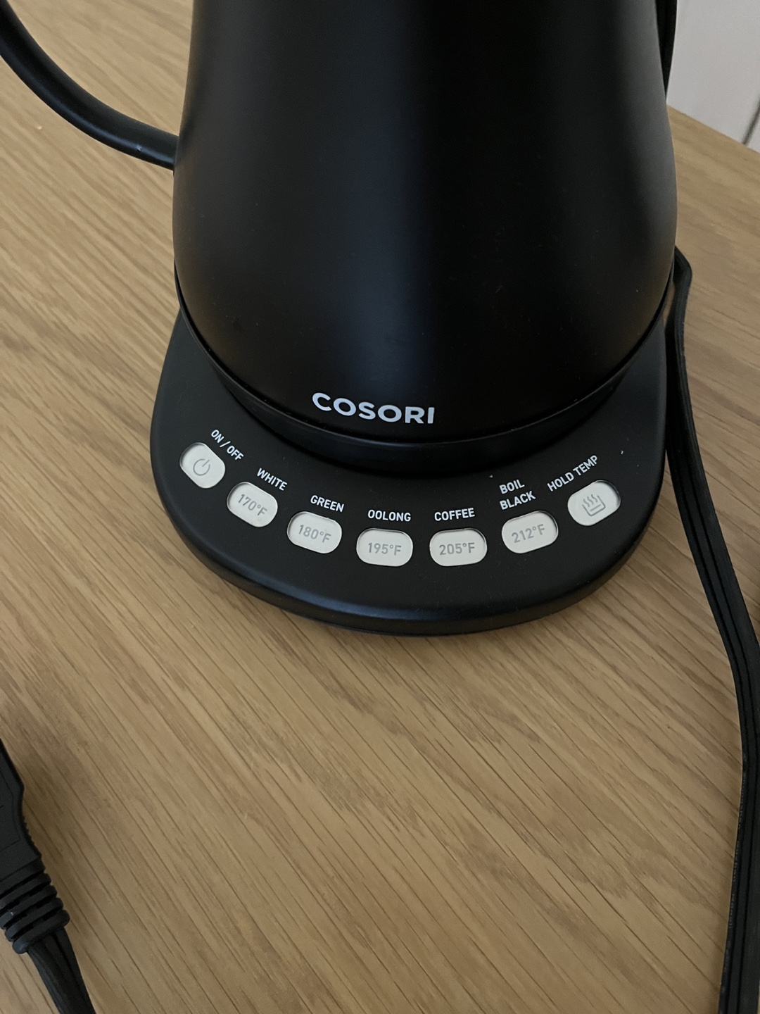 COSORI electric gooseneck kettle - photo 3