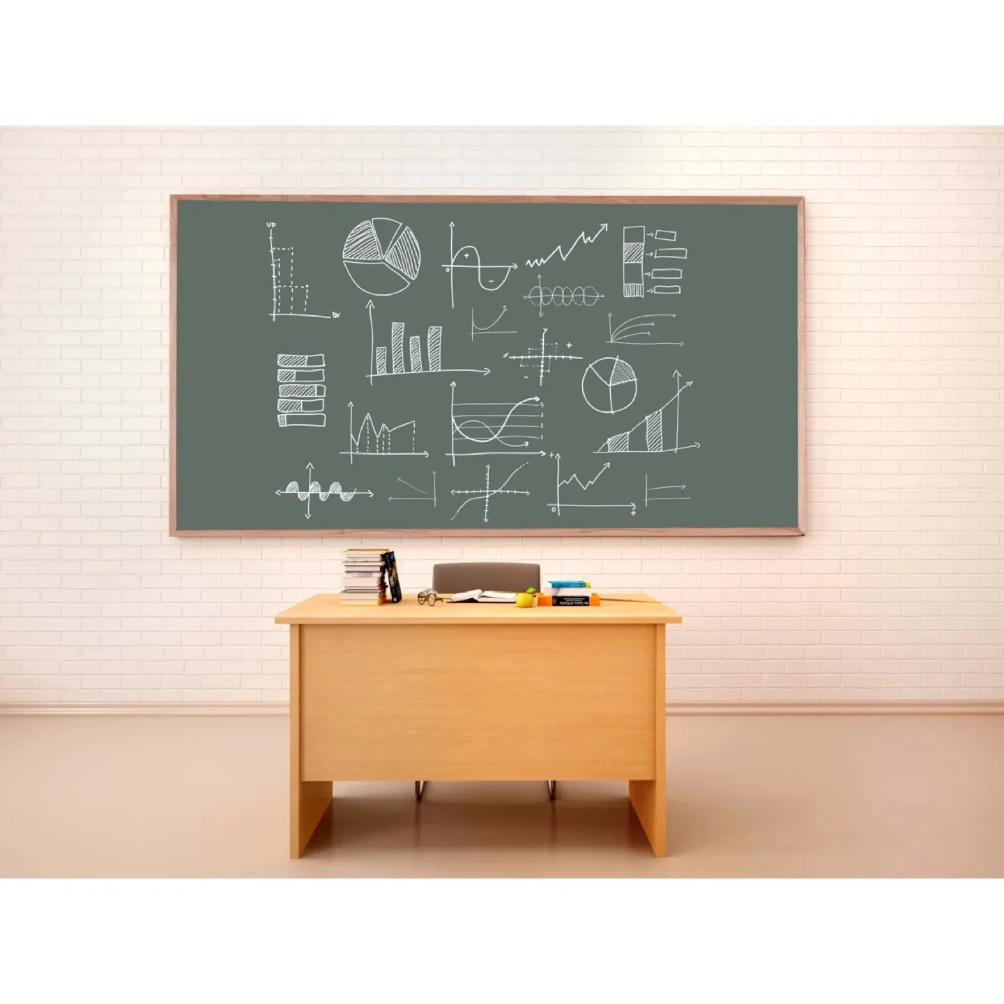 Chalkboard - Classroom Blackboard - Green Chalkboard thumbnail