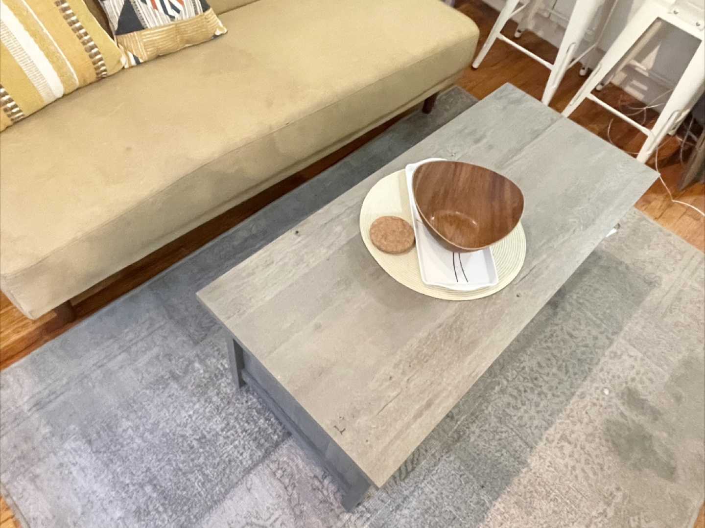 Lift-Top Coffee Table with Storage - photo 2