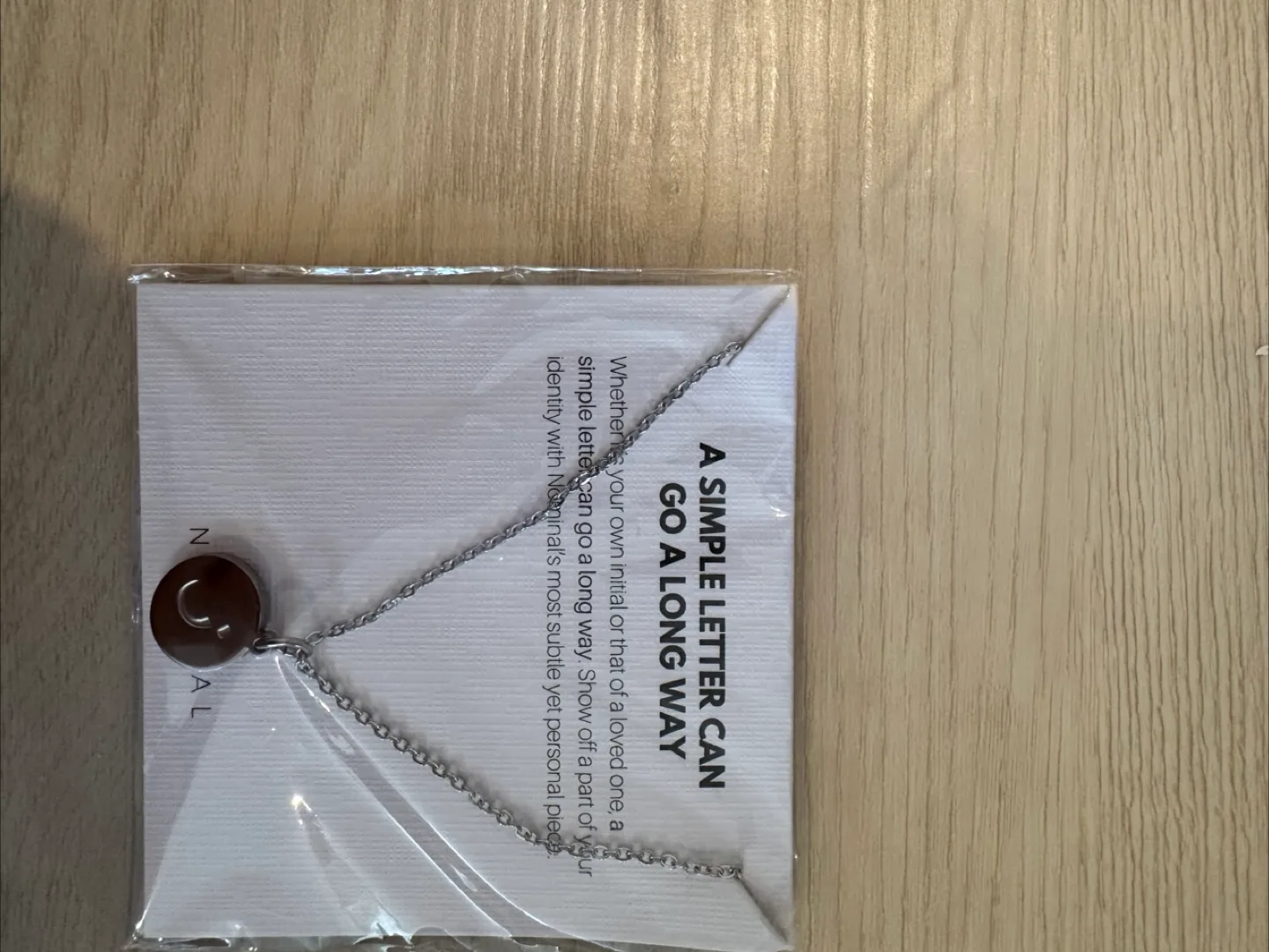 NOMINAL silver necklace thumbnail