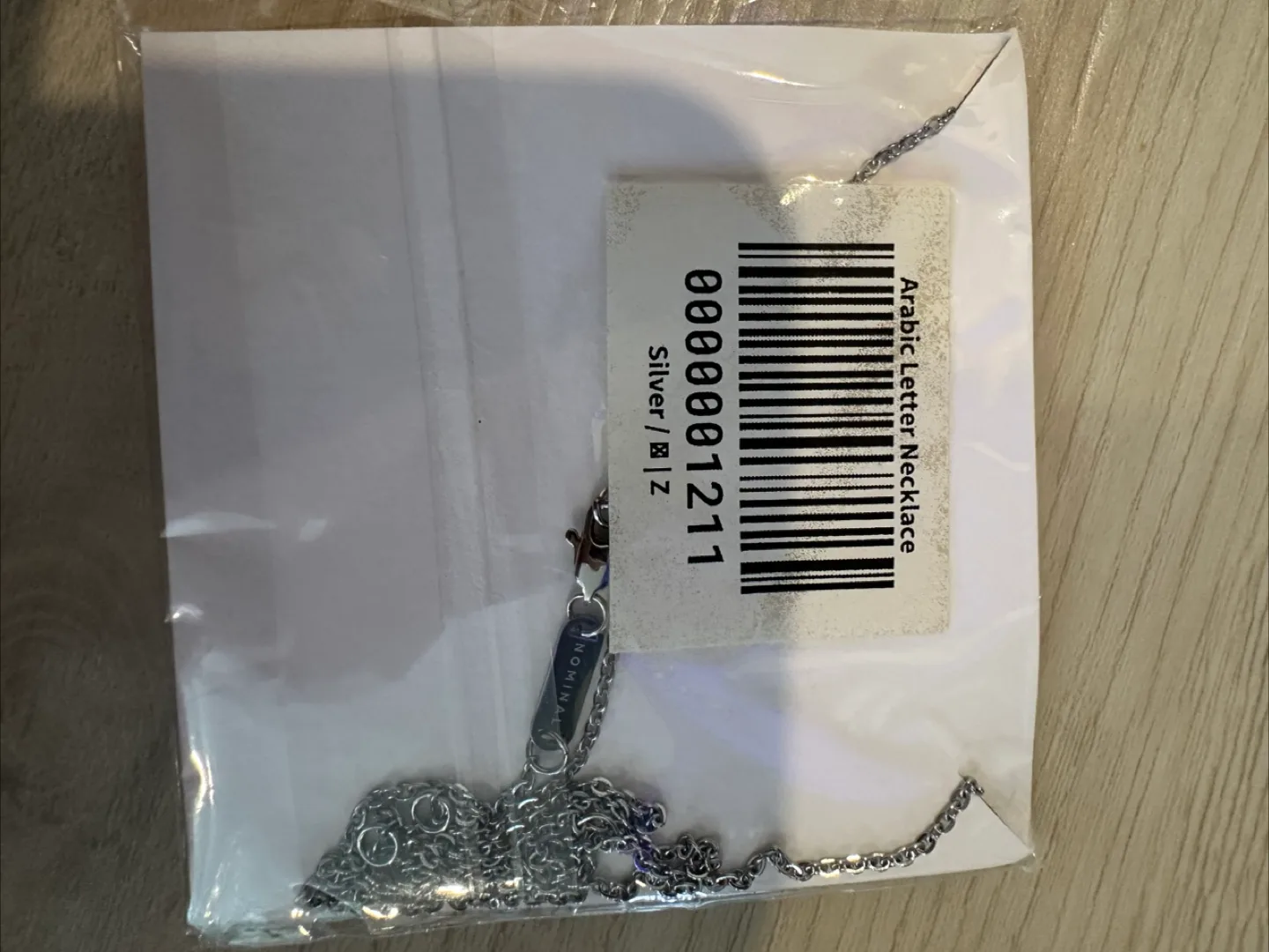 NOMINAL silver necklace image indicator(3)