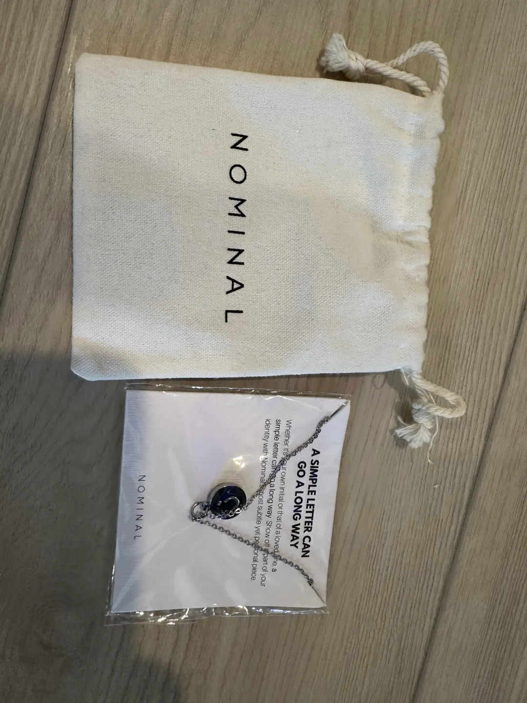 NOMINAL silver necklace image indicator(4)