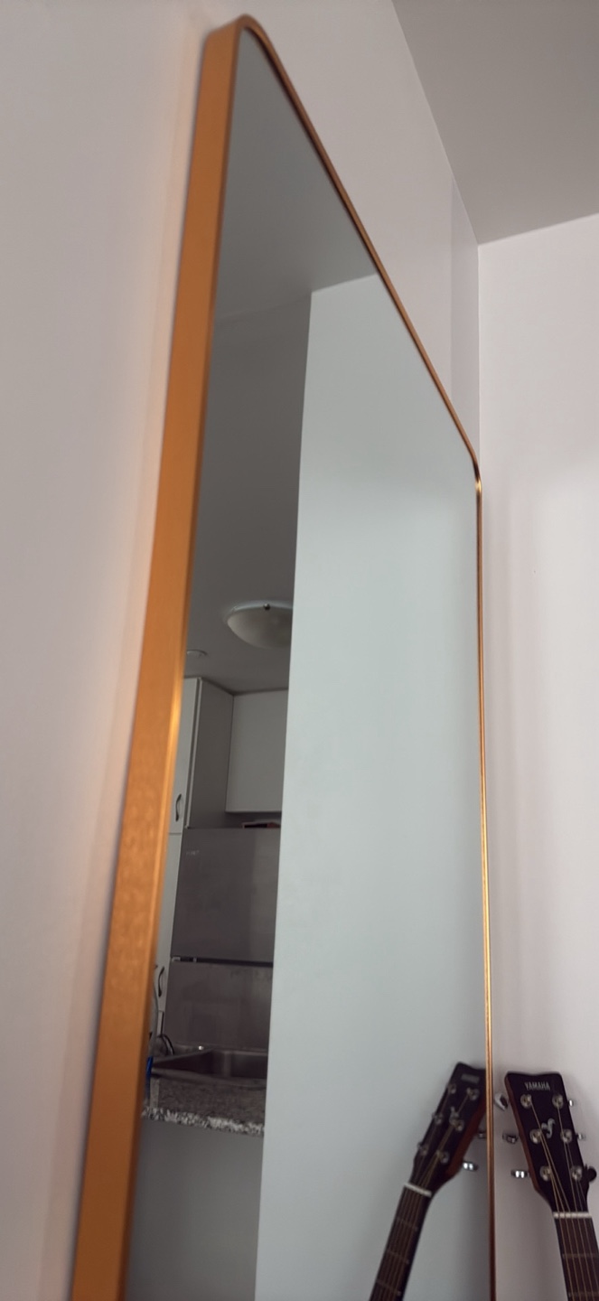 Full-Length Rose Gold Frame Mirror