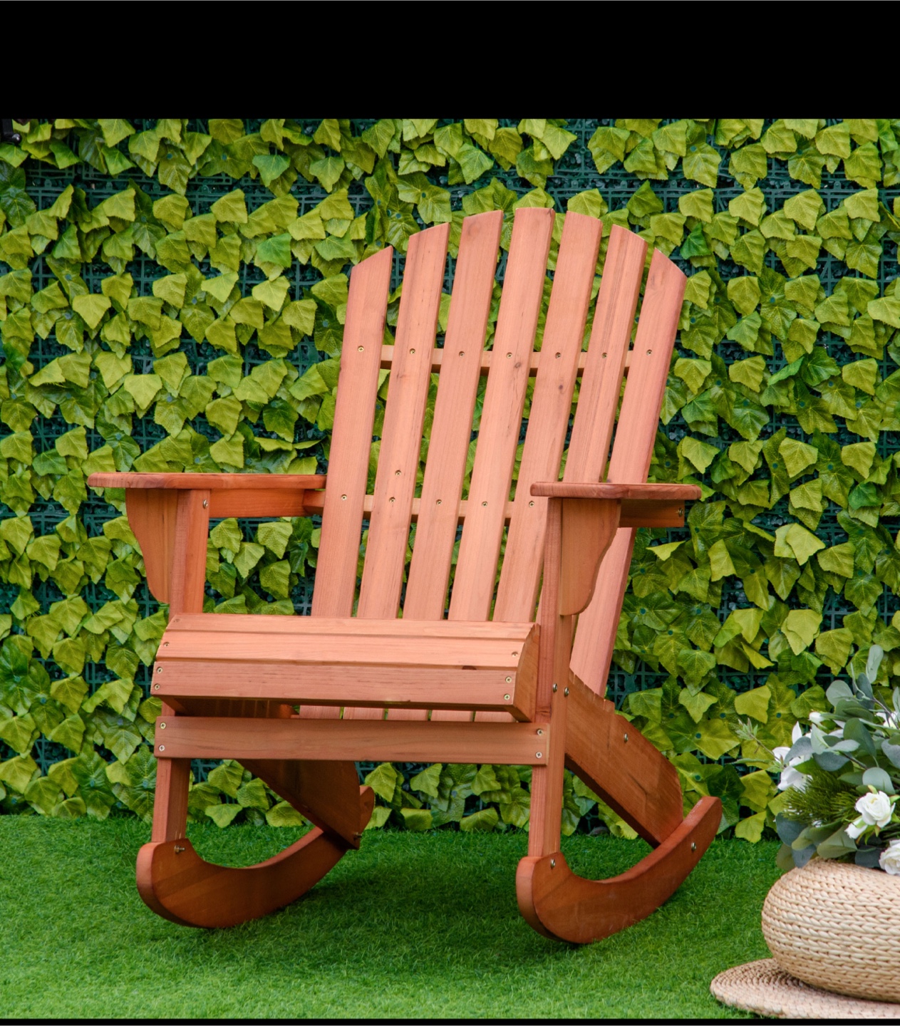 Wooden Rocking Chairs- Teak Finish with 2 sets - photo 5