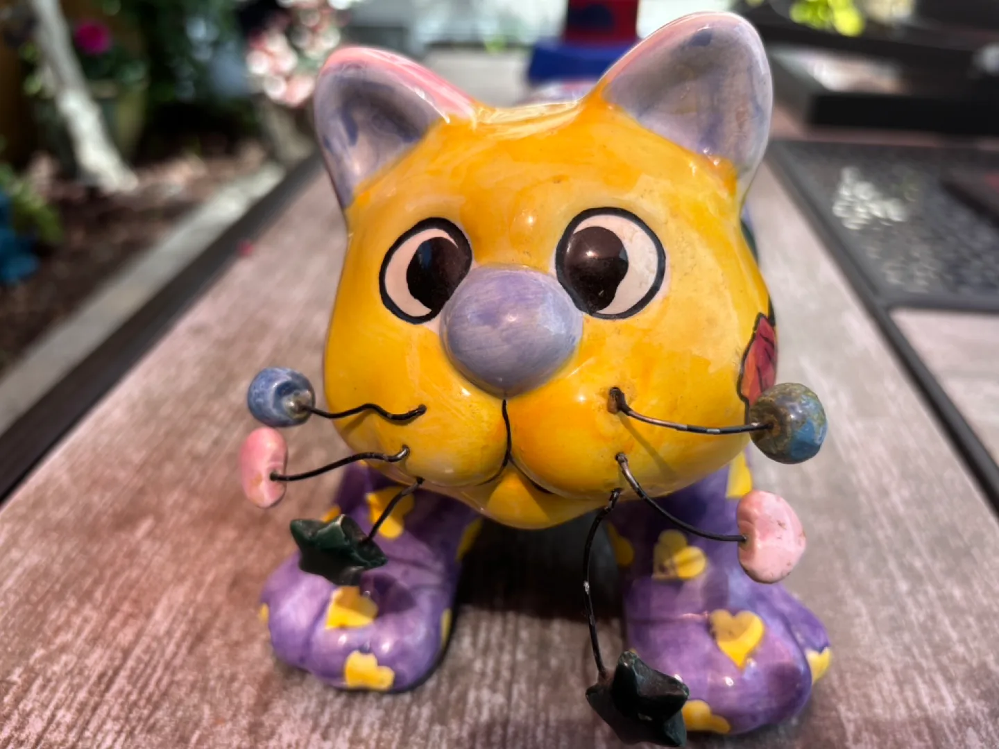 Adorable Patchwork Cat Piggy Bank thumbnail