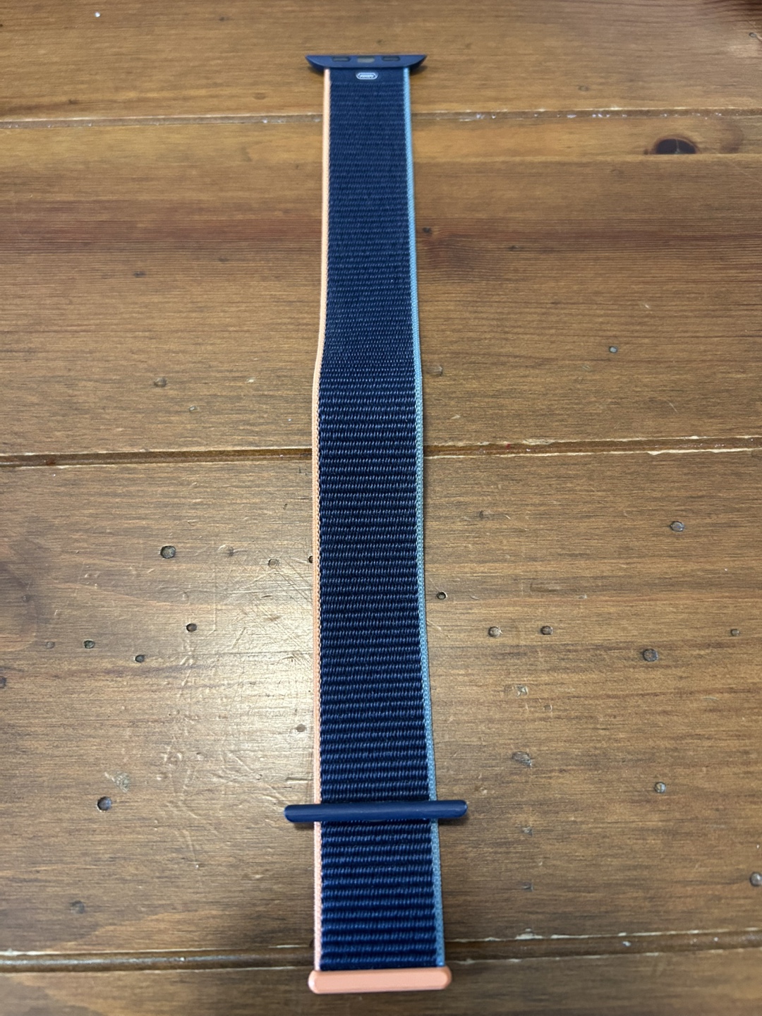 Apple Watch Sport Loop - Navy Blue & Peach - photo 3