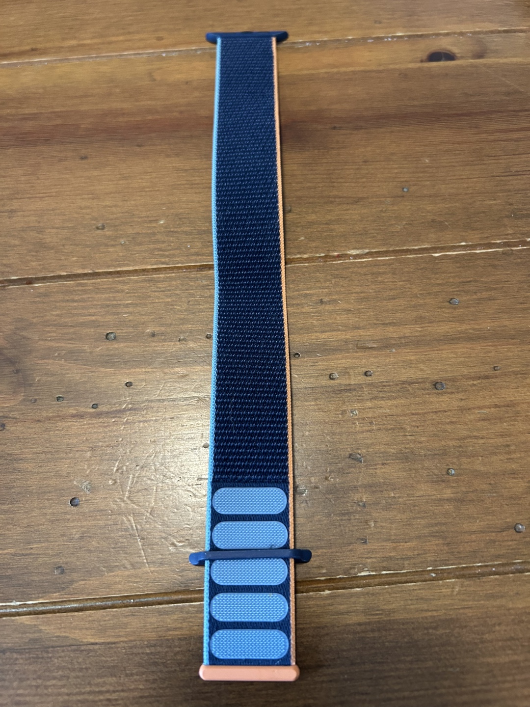 Apple Watch Sport Loop - Navy Blue & Peach - photo 2