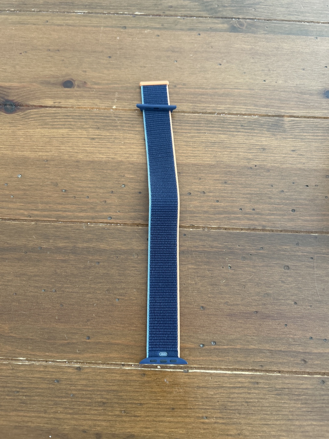 Apple Watch Sport Loop - Navy Blue & Peach