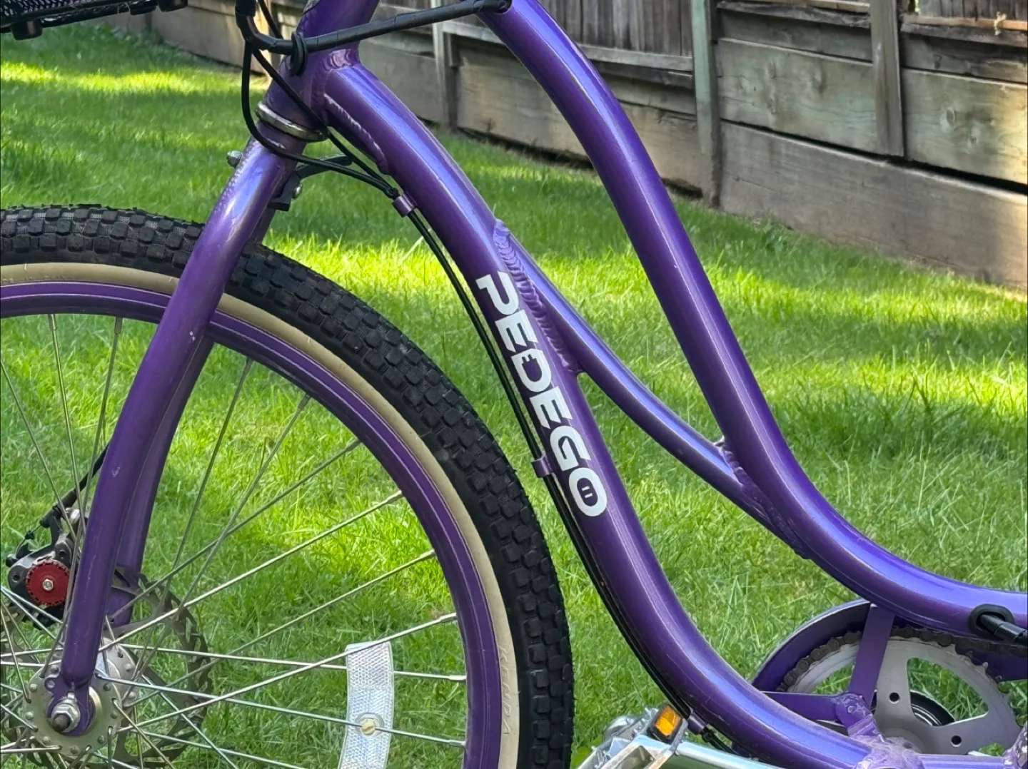 Purple Pedego Electric Bicycle image indicator(2)