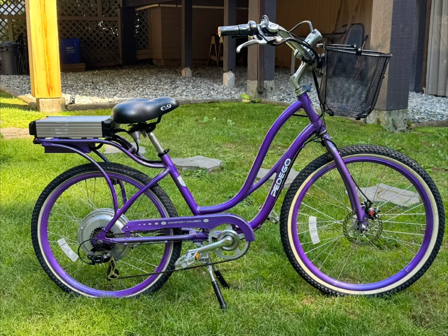 Purple Pedego Electric Bicycle image indicator(8)
