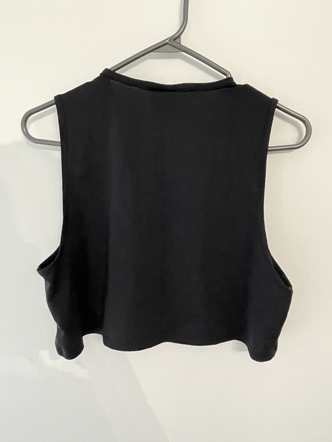 Gymshark Black Crop Tank Top - Size S - photo 2
