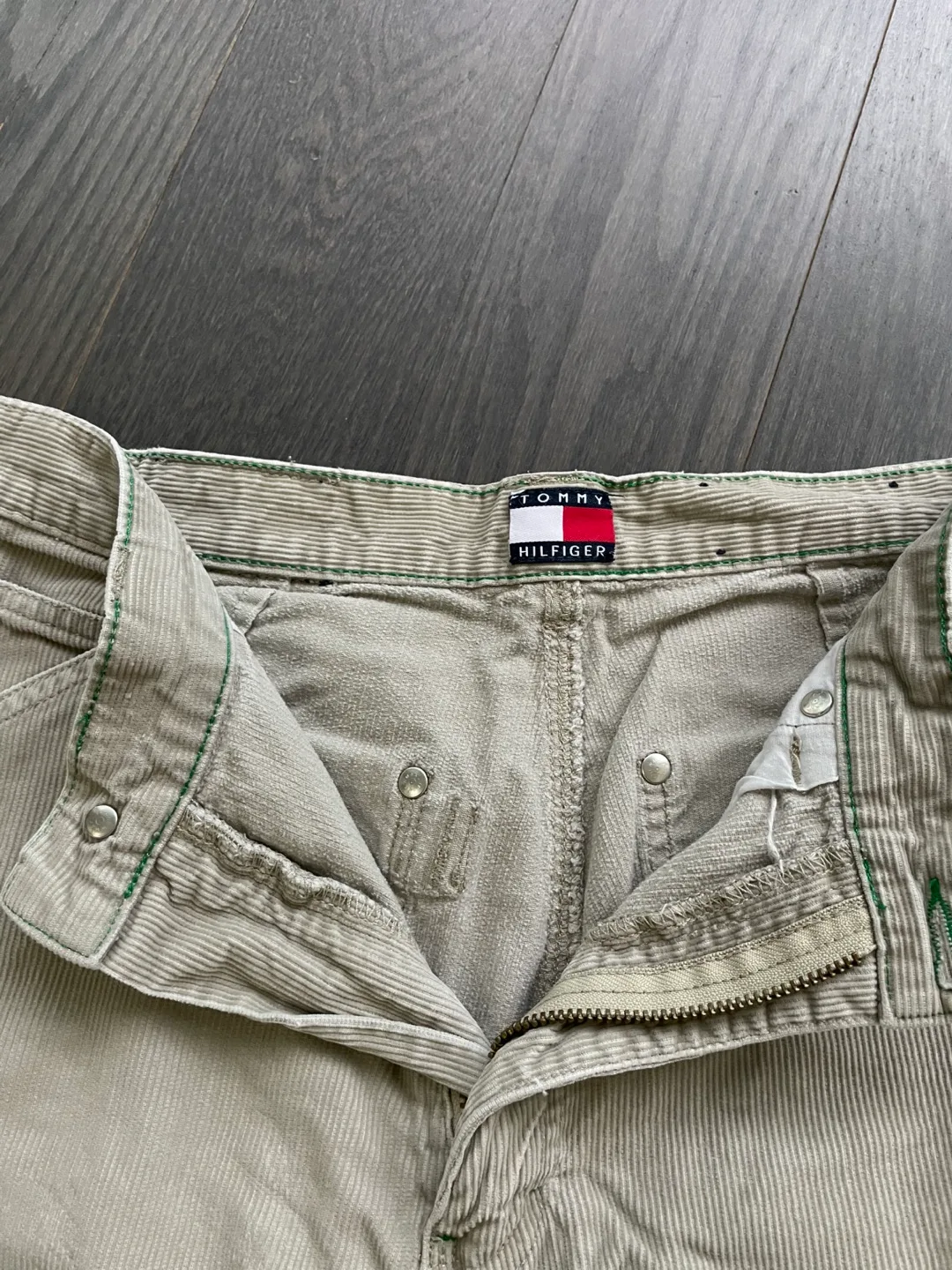 Vintage Tommy Hilfiger Corduroy Pants - Size 4 image indicator(3)