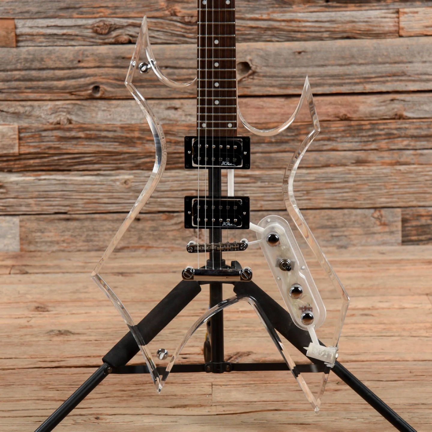 B.C. Rich Clear Acrylic Electric Guitar - photo 2