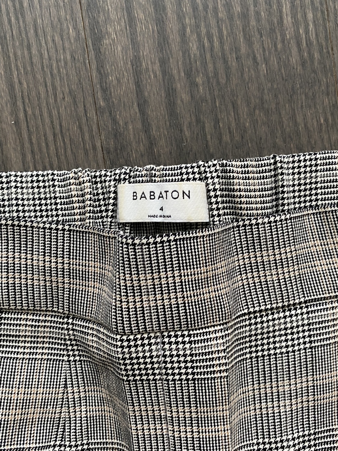 Babaton Conan Pant in Plaid Size 4 - photo 2