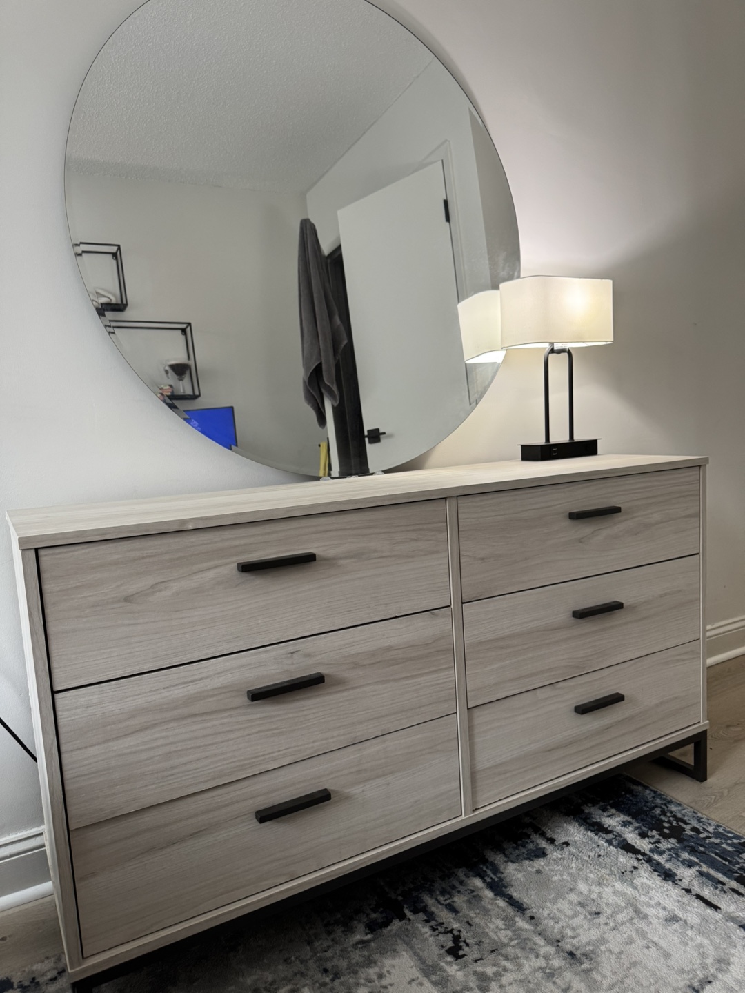 42 inch round mirror