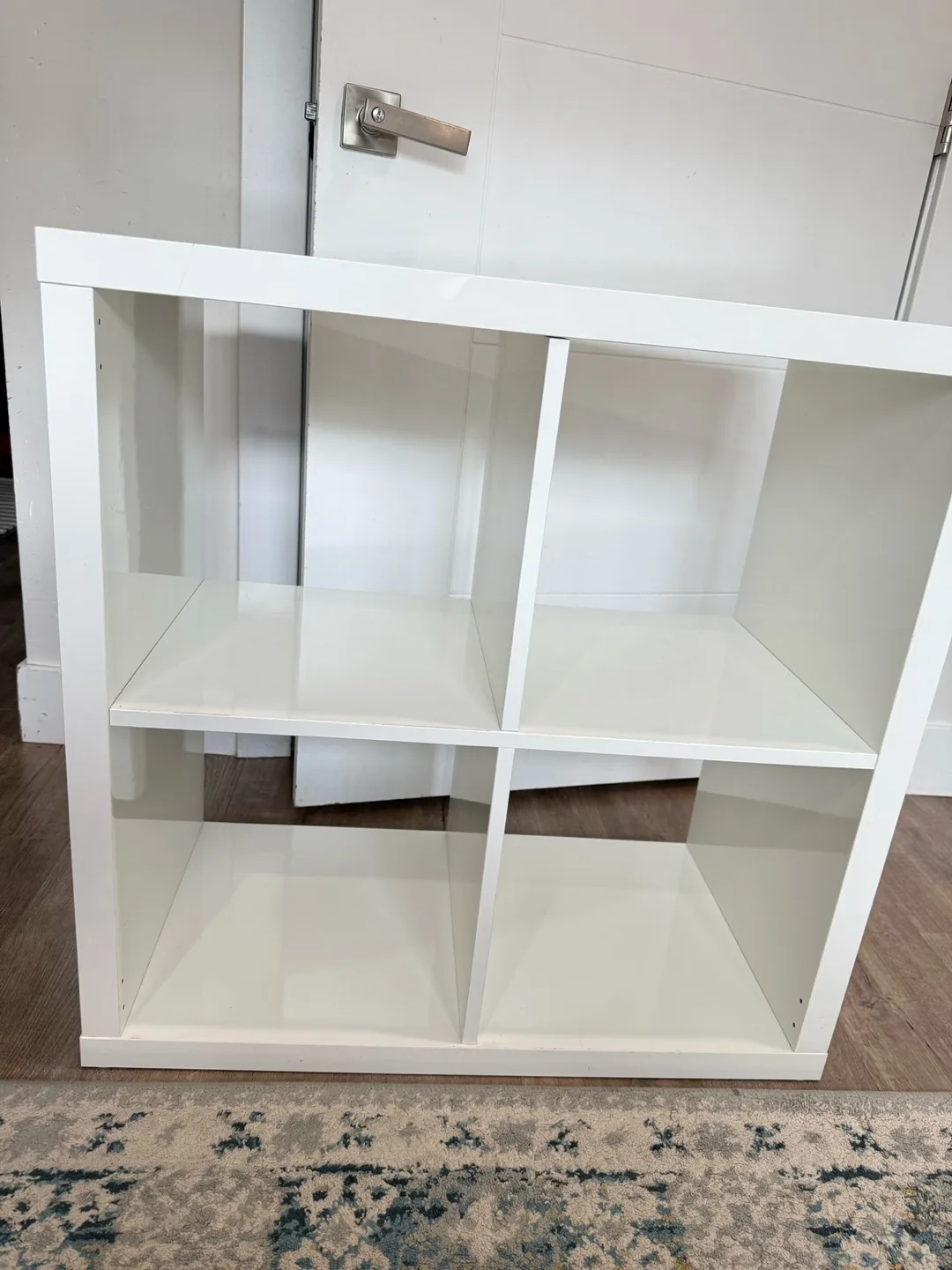 IKEA KALLAX 4-cube shelving unit thumbnail