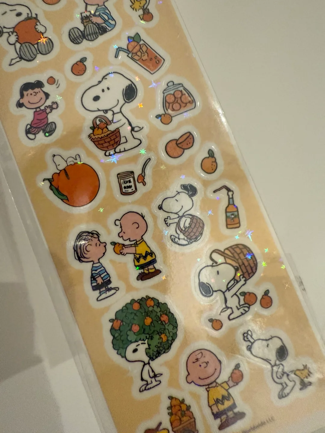 Snoopy Garden Orange Theme Stickers from Jeju, Korea thumbnail
