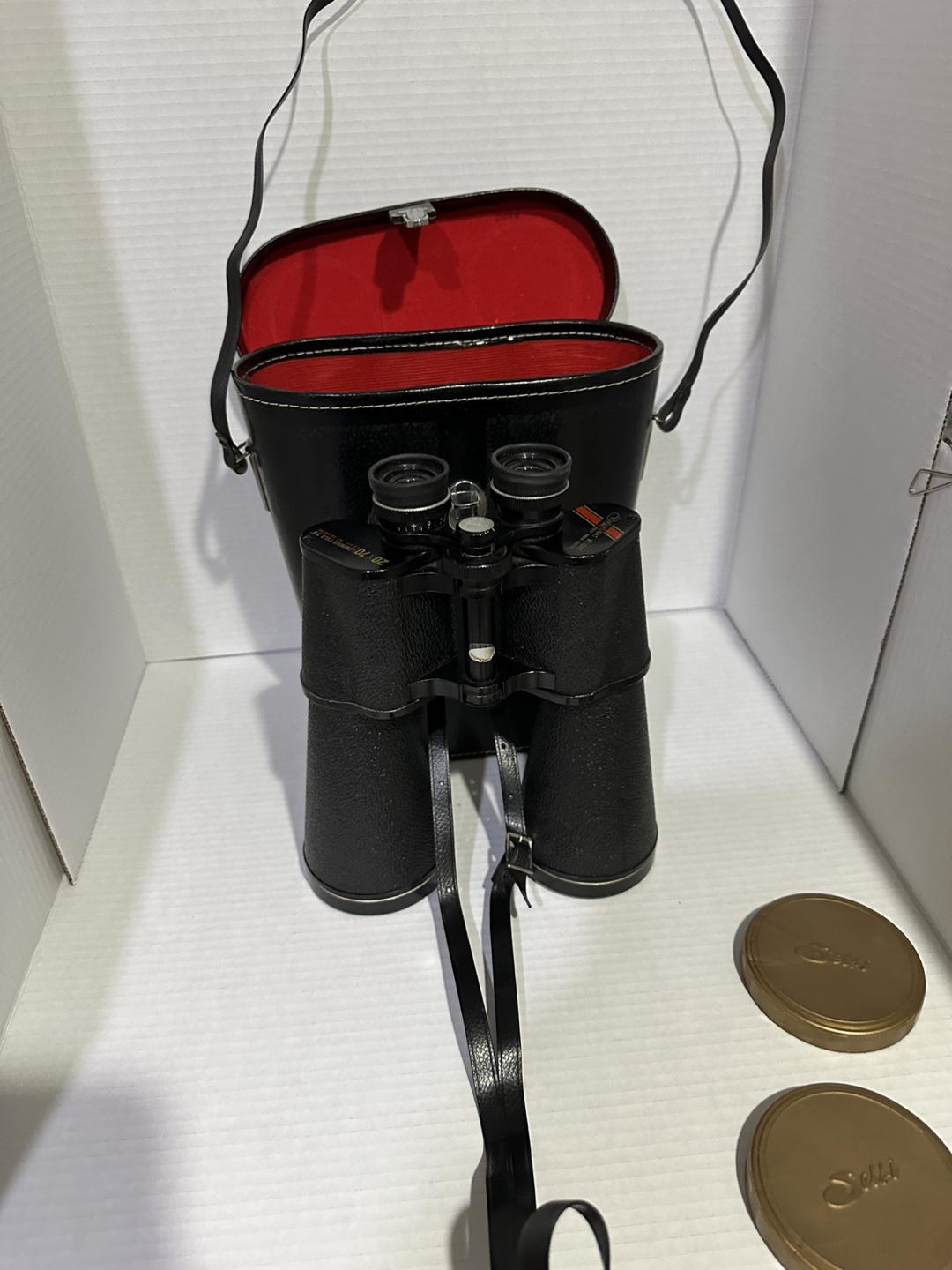 Vintage Selsi 20x70 Binoculars with Case - photo 5