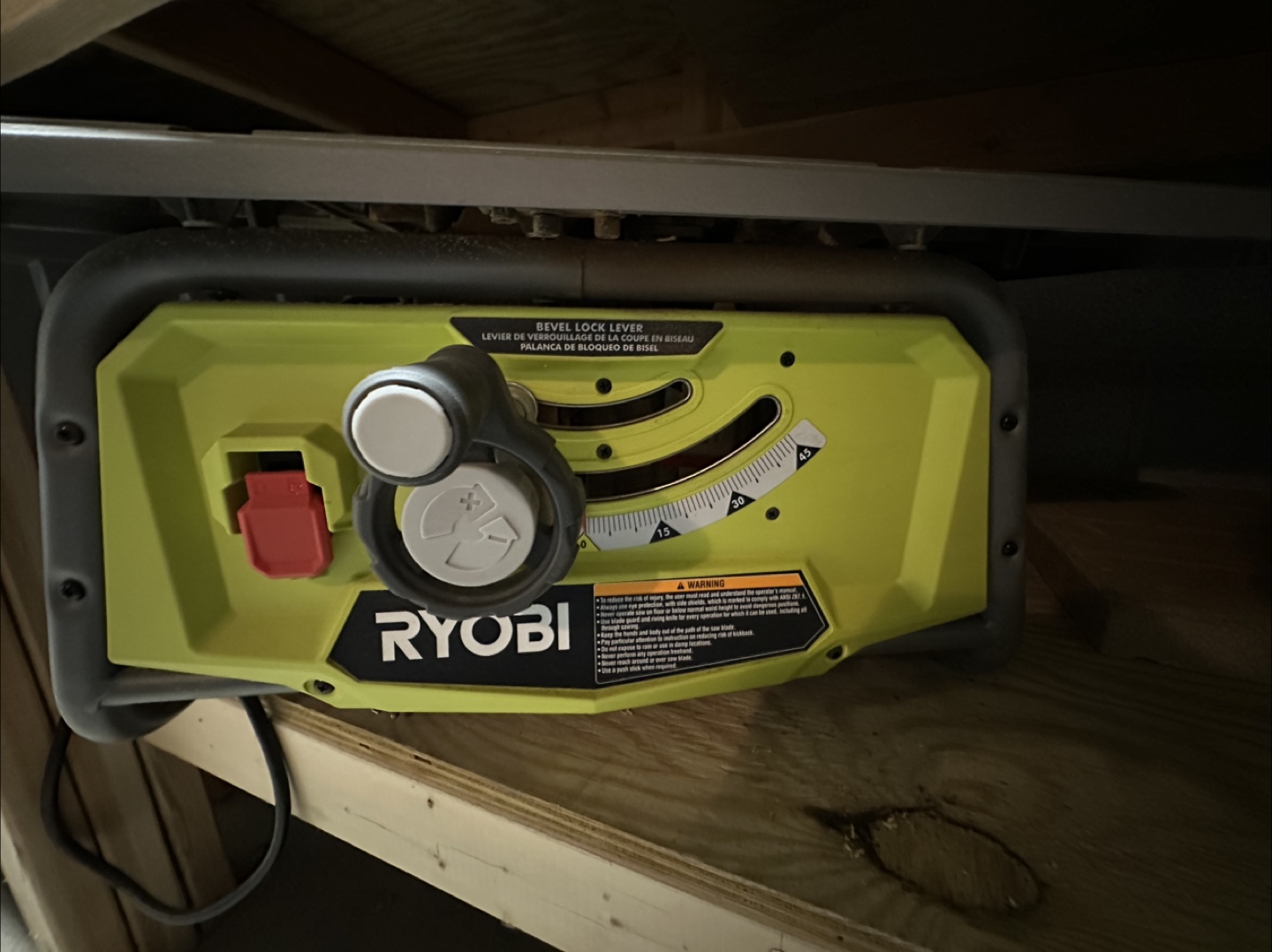 Ryobi Compact “10  Jobsite Table Saw