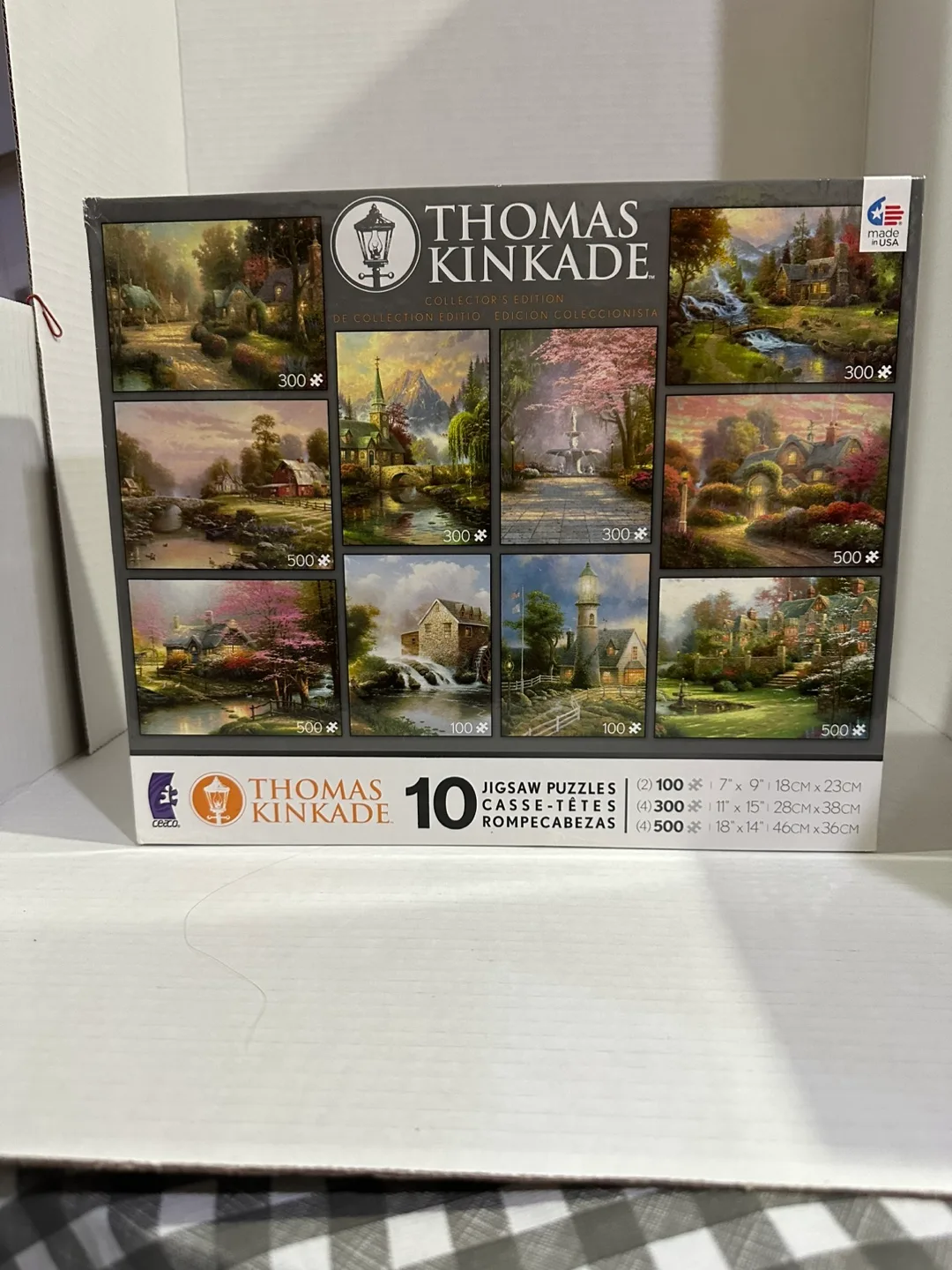 Thomas Kinkade Collector's Edition 10 Jigsaw Puzzles