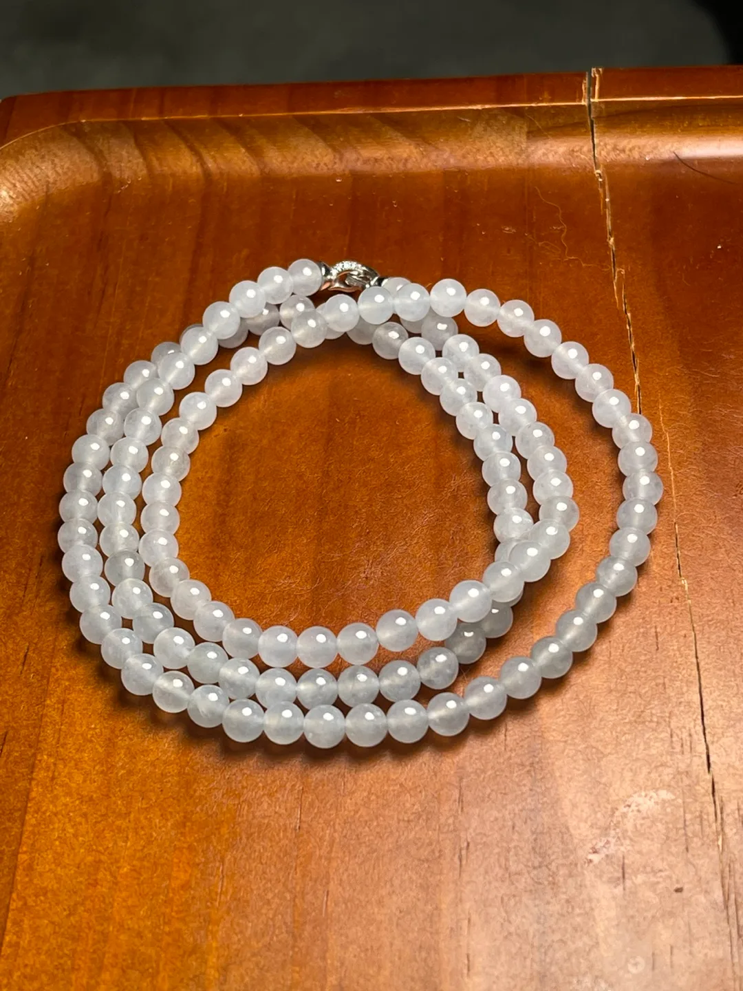 Ice White Jadeite Necklace thumbnail