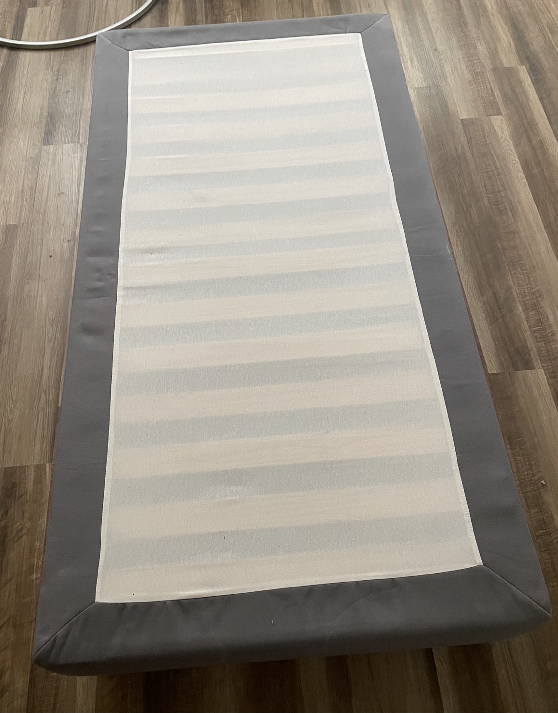 #freecycle Grey Fabric Slatted Bed Base/Frame