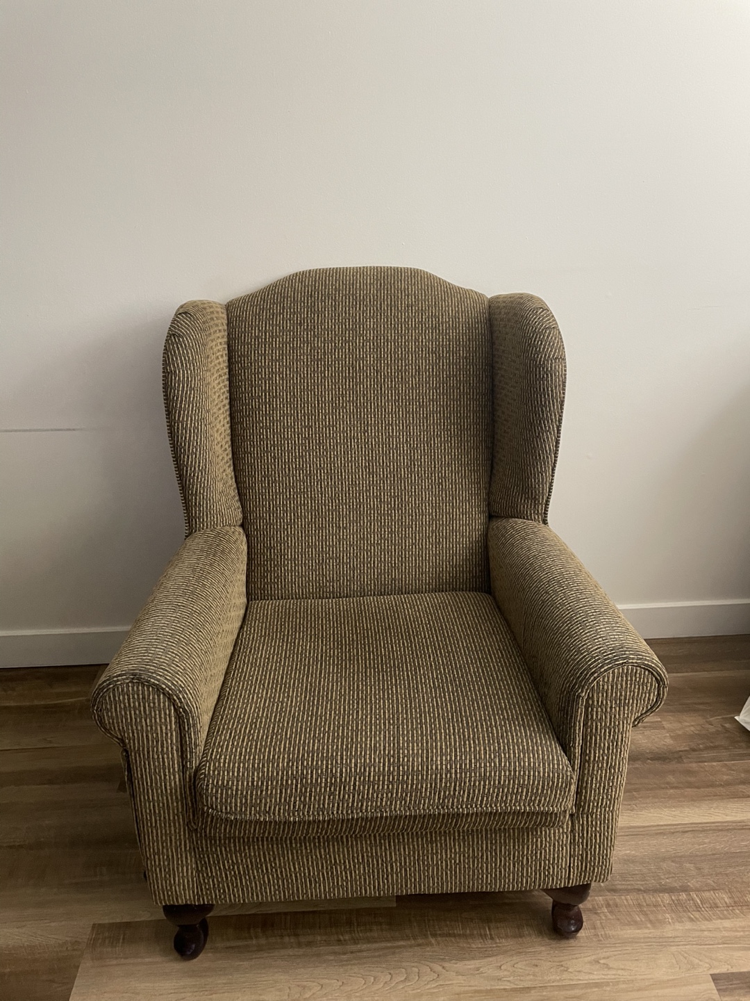 Wingback armchair