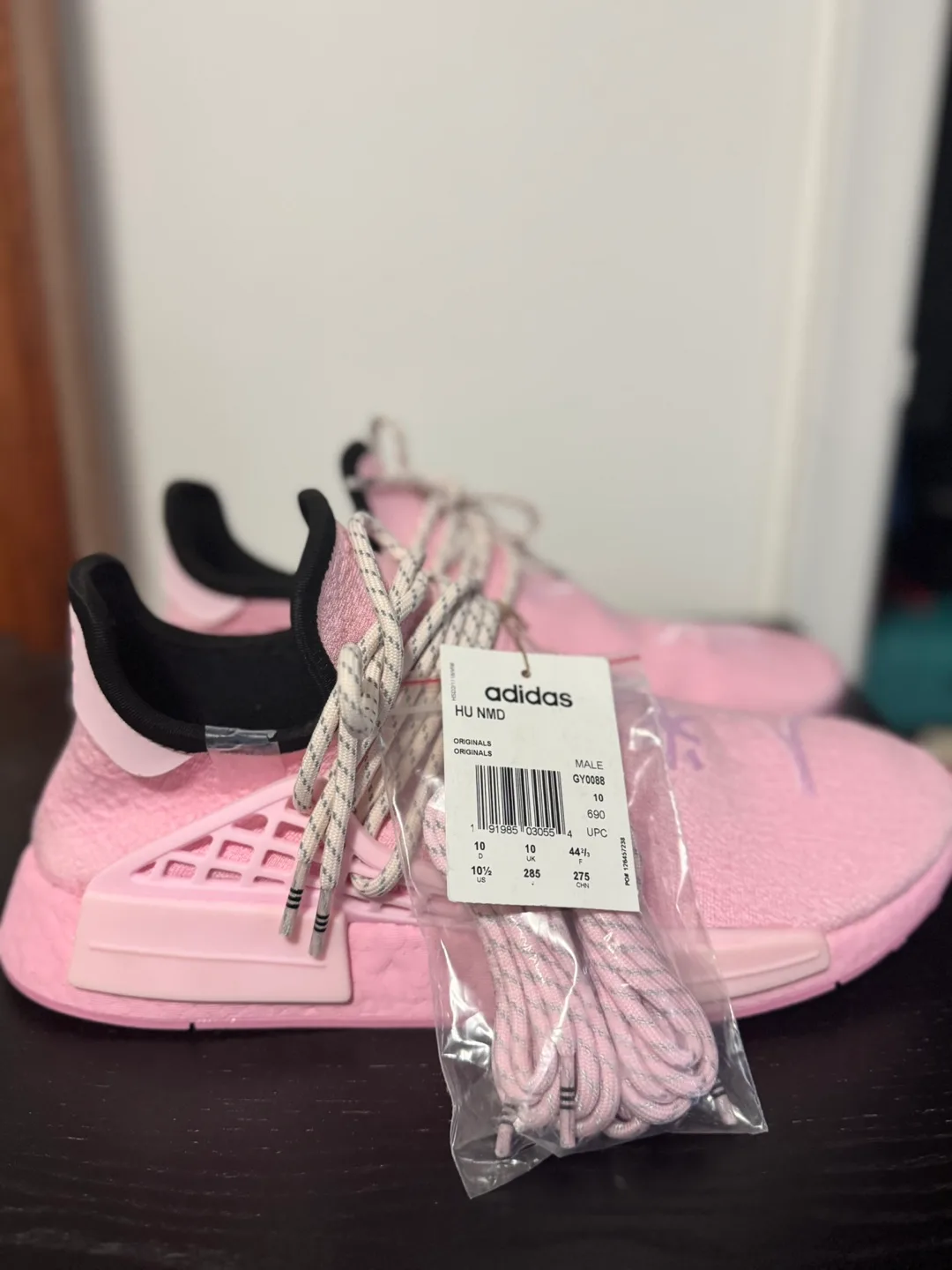 Pharrell x NMD Human Race Pink (Brandnew) 10.5US image indicator(4)