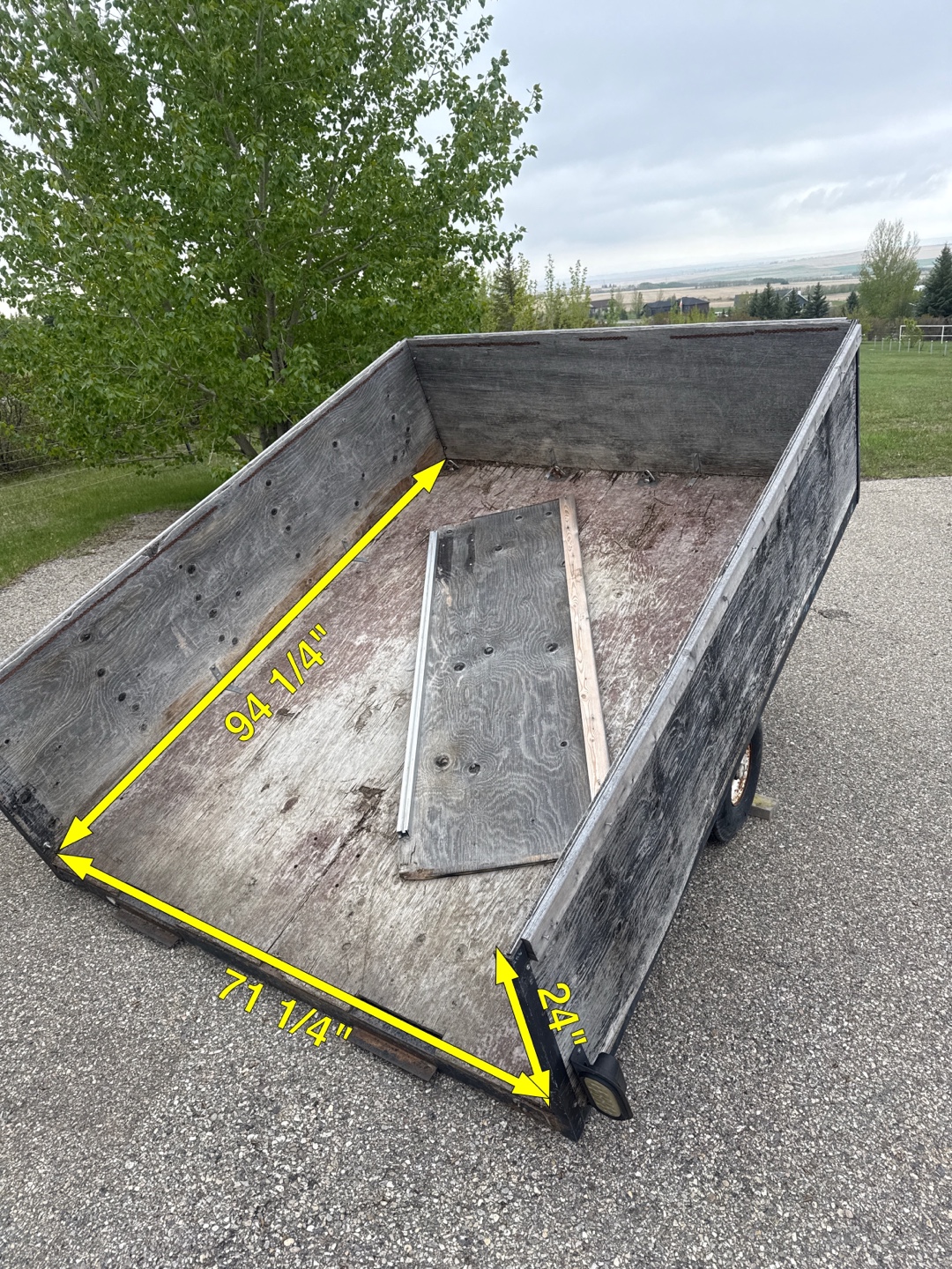 Dump/ Utility Trailer - 7x6 - photo 4