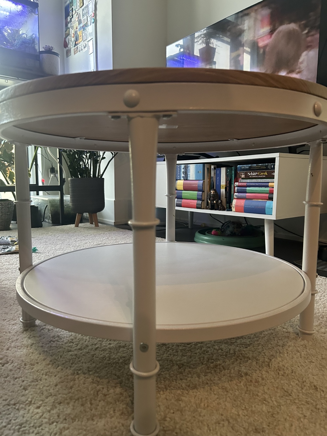 Two-Tiered Round Coffee Table - photo 3