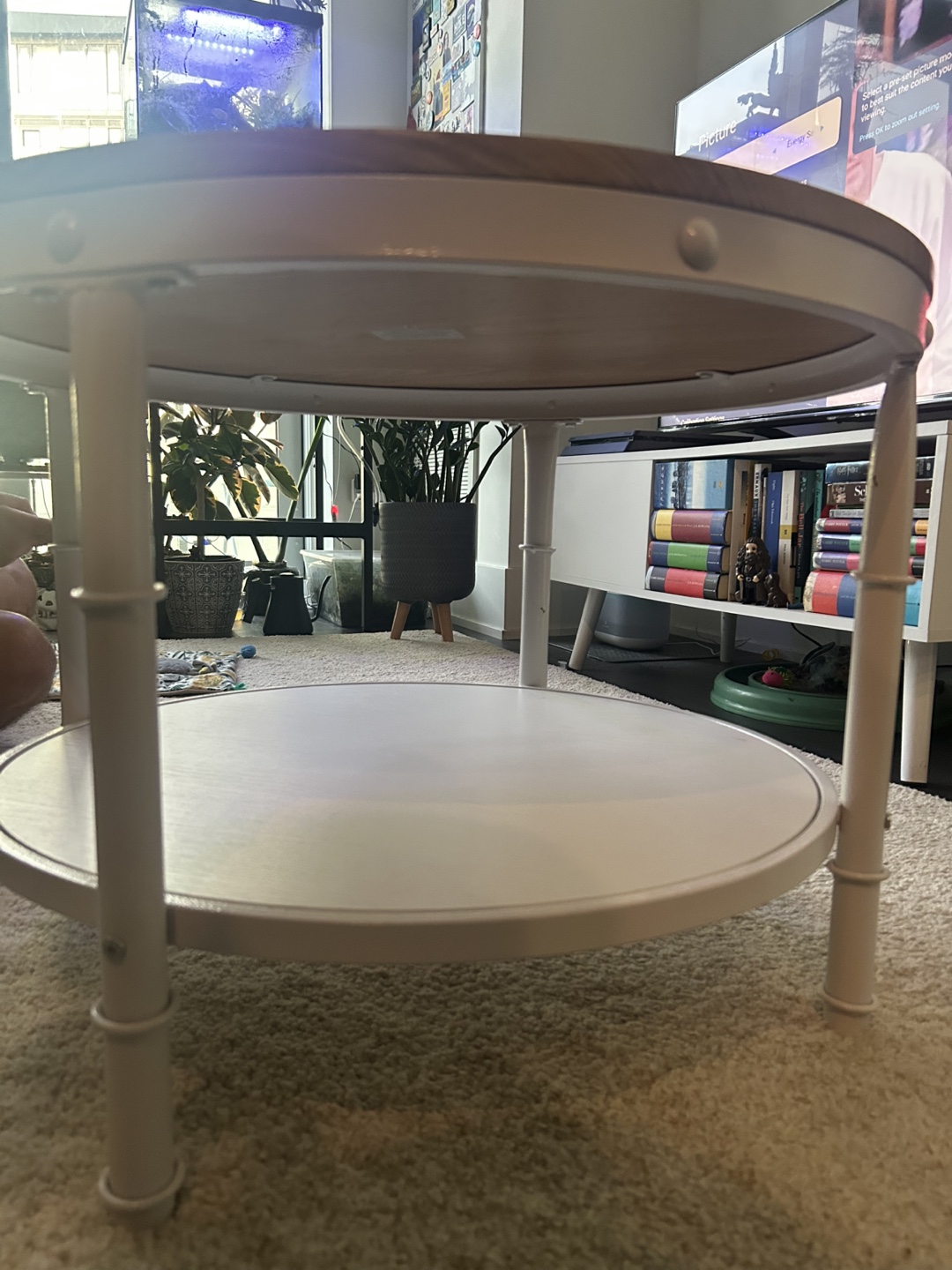 Two-Tiered Round Coffee Table - photo 2