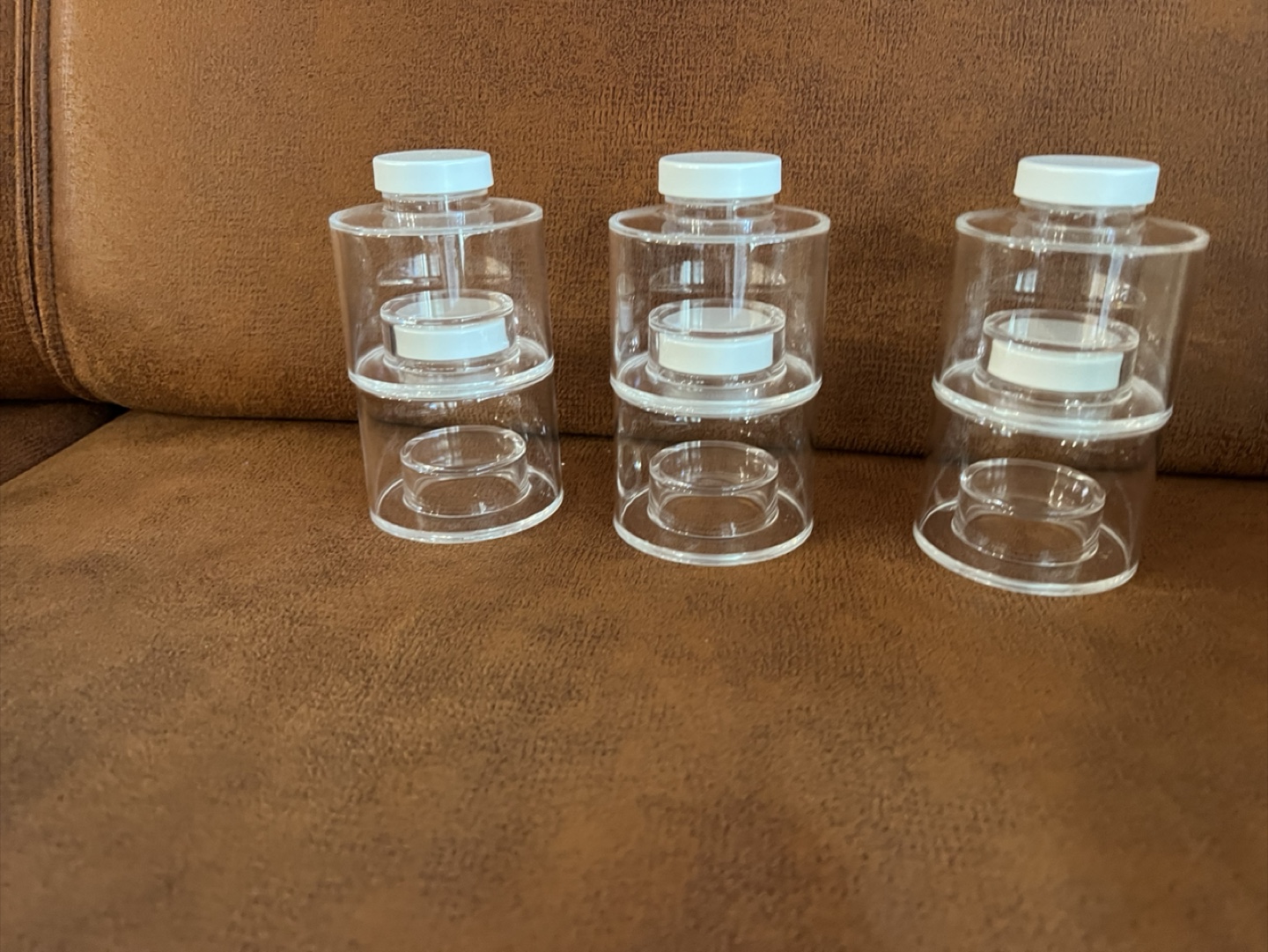 Acrylic Stackable Storage Containers with Lids - photo 3