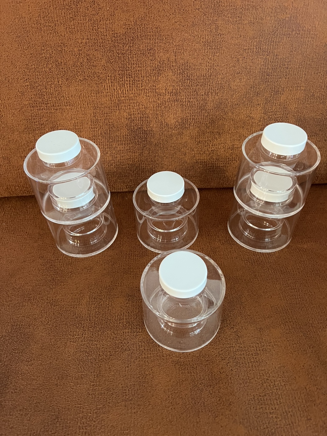 Acrylic Stackable Storage Containers with Lids - photo 2