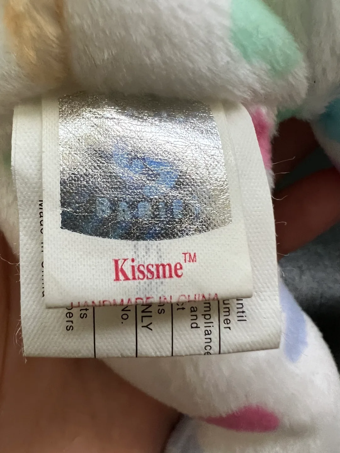 Kissme Beanie Baby Valentine's Bear image indicator(2)