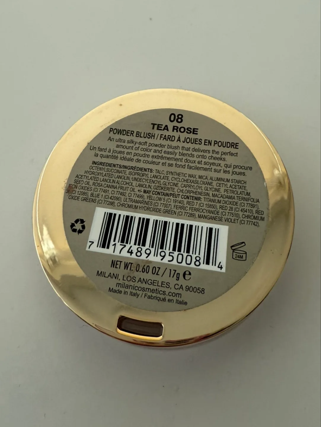 Milani Rose Powder Blush image indicator(2)