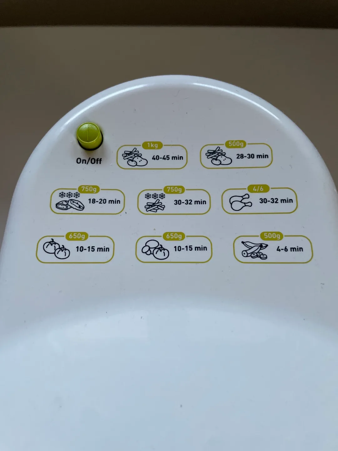 T-fal Actifry Original Low-Fat Fryer image indicator(2)