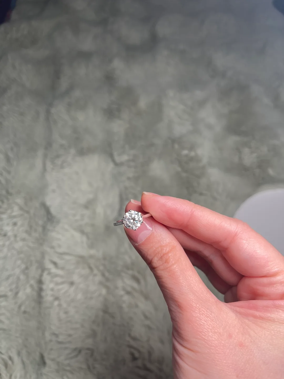 Elegant Solitaire Moissanite Ring thumbnail
