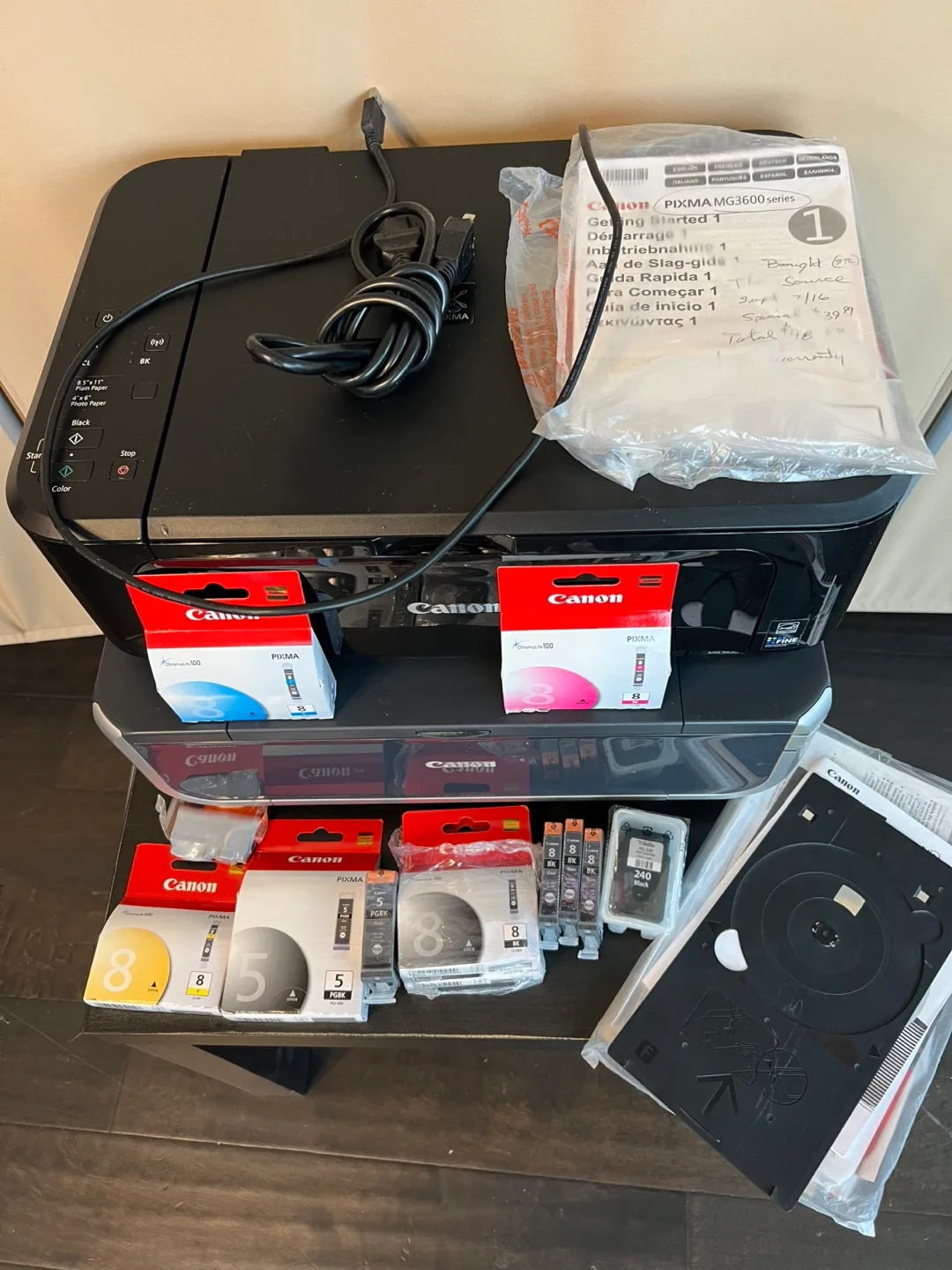 2 Canon Printers with New Seal Ink thumbnail