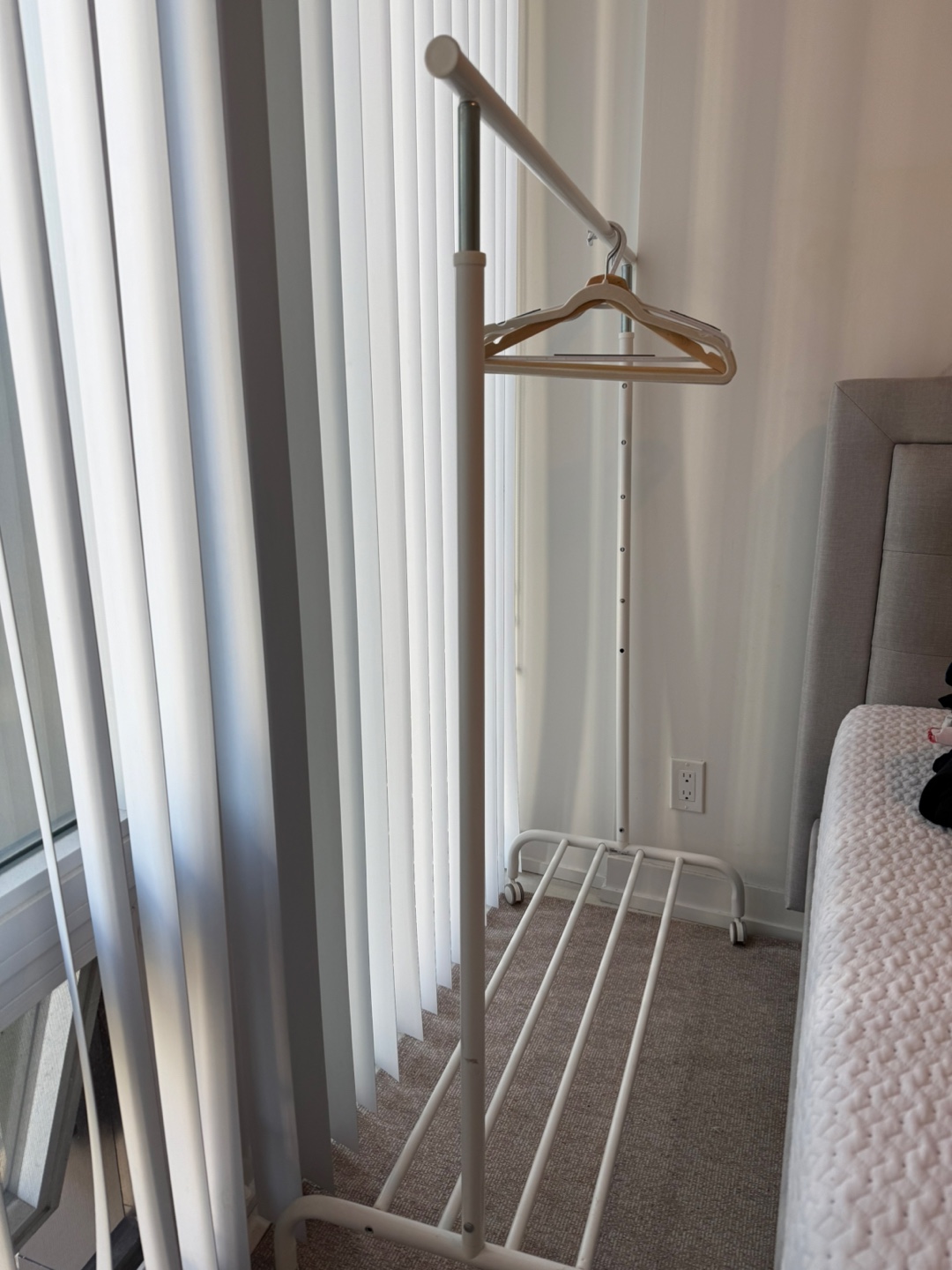 IKEA White Clothing Rack
