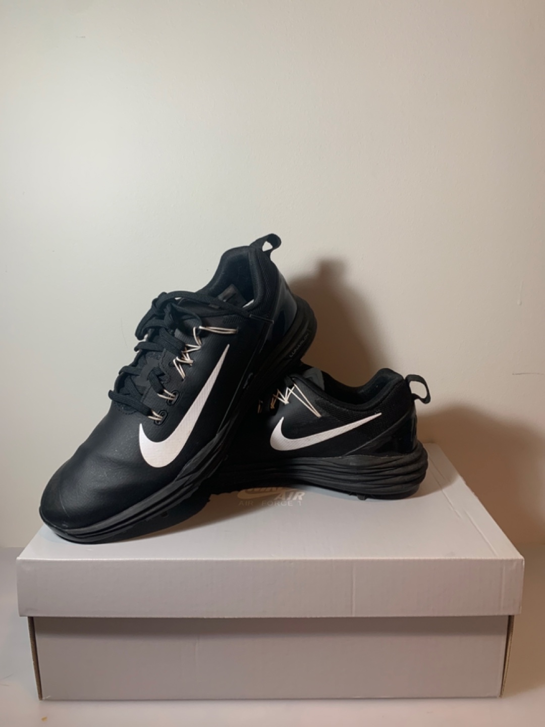 Mens GOLF Lunar Command 2 Boa Spiked Golf Shoe - BLK - photo 2