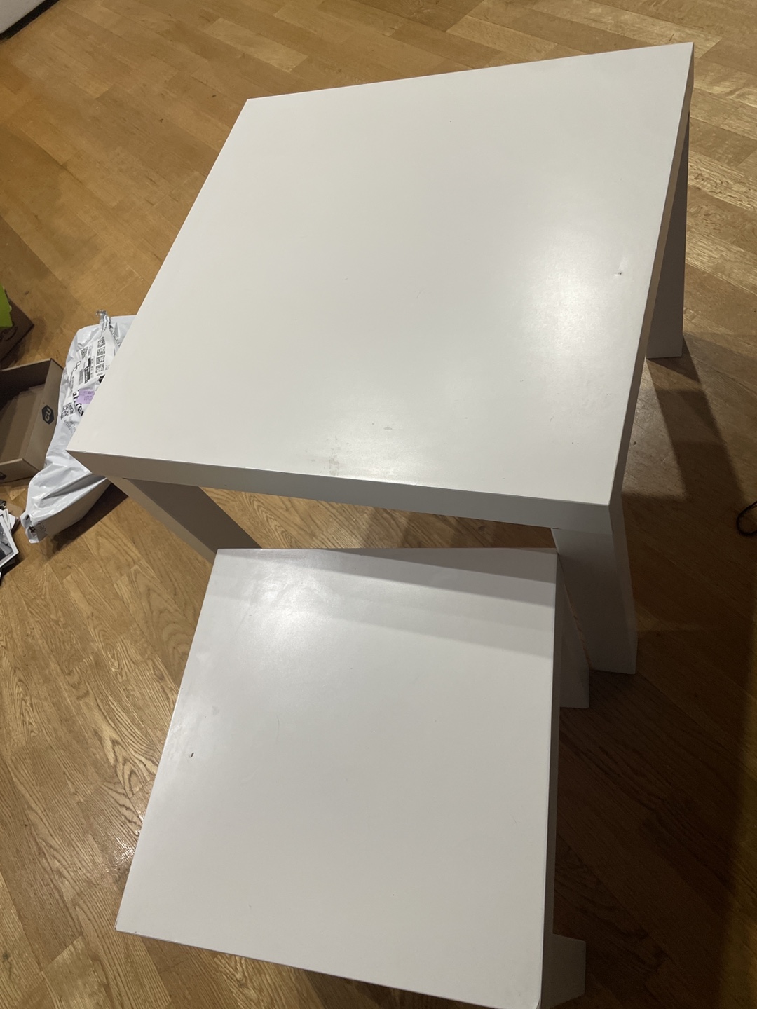 White Table Set from ikea
