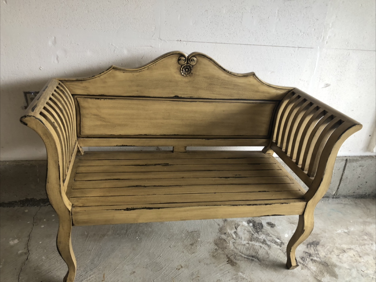French Country Style Bench
