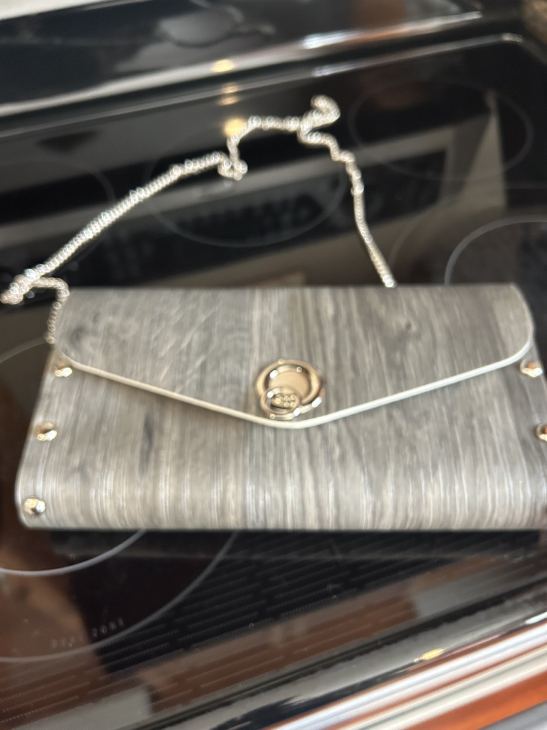 SOL by Dunlop Wood-Look Clutch